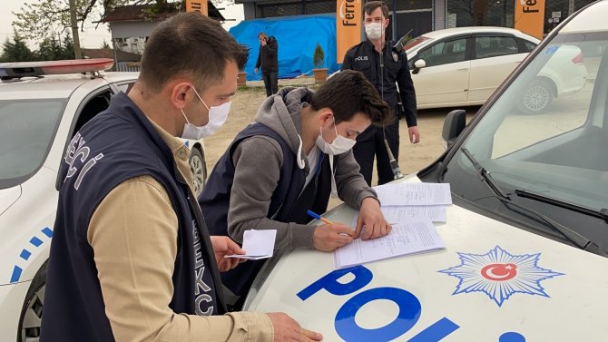 Polis denetiminden kaçamadılar! Karantina ihlali yapan 6 kişi uygulamada yakalandı