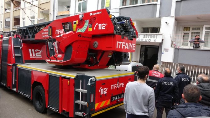 Samsun’da yangın paniği! Alev alan buzdolabı evin yanmasına neden oldu