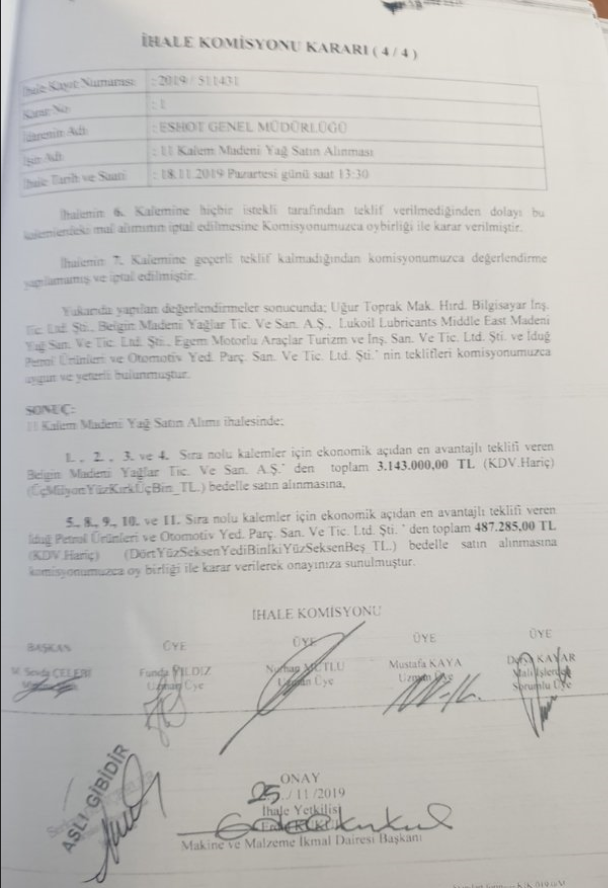 İzmir Büyükşehir Belediyesi'nde ihale skandalı: Bornova Belediye Başkanı Mustafa İduğ'a yarım milyonluk madeni yağ ihalesi!