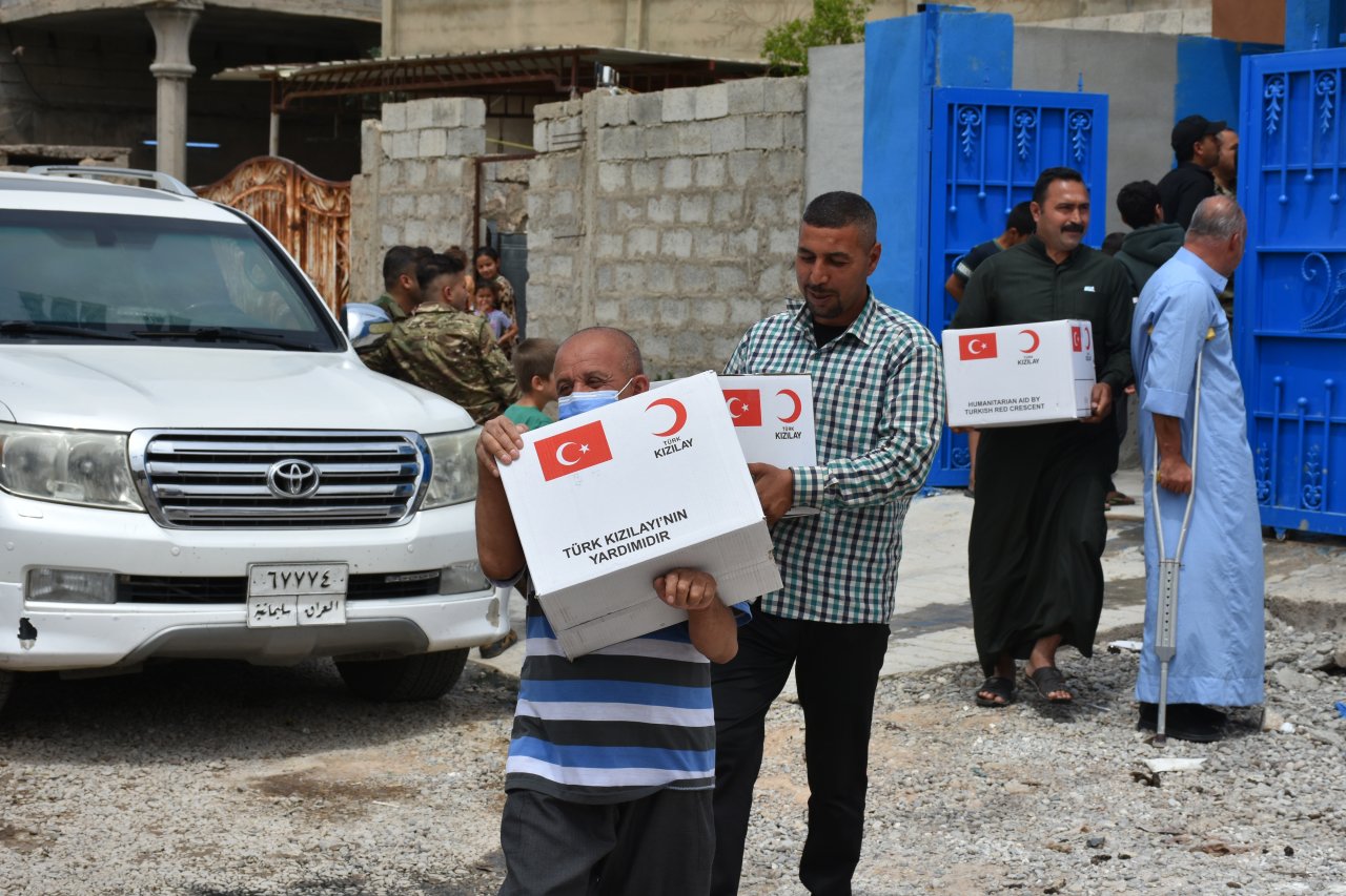 Irak'taki ihtiyaç sahiplerine yardım eli! Türk Kızılayı 4 bin 500 aileye gıda yardımı yapacak