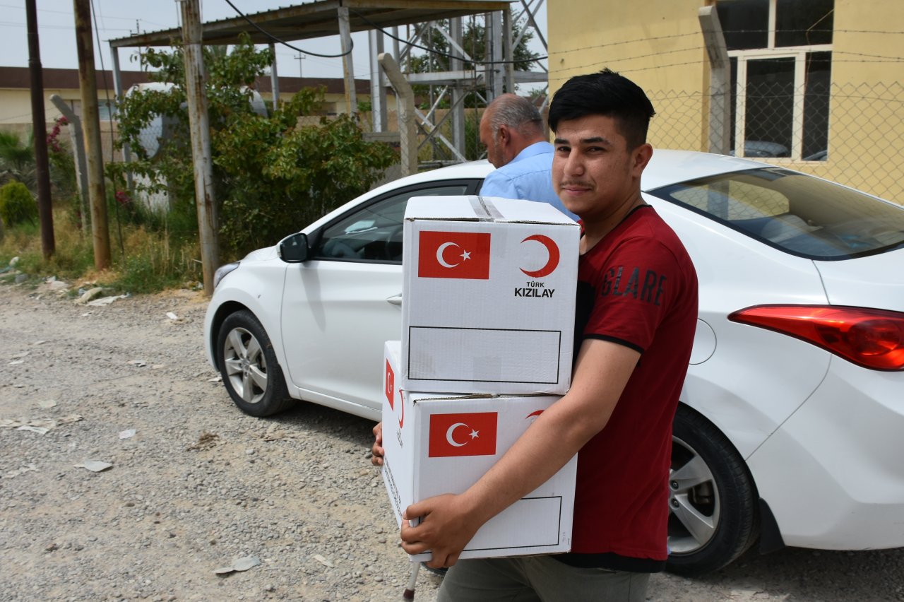 Irak'taki ihtiyaç sahiplerine yardım eli! Türk Kızılayı 4 bin 500 aileye gıda yardımı yapacak
