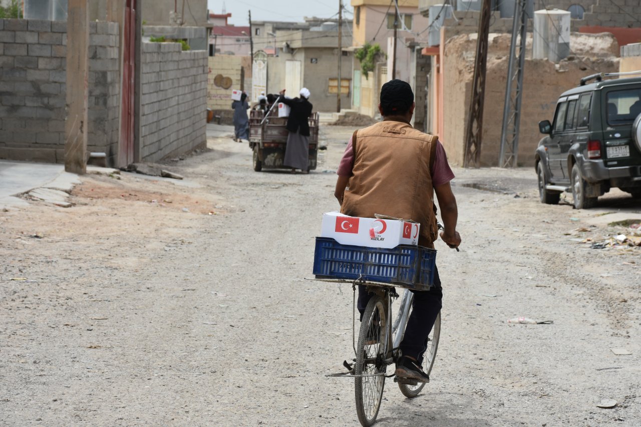 Irak'taki ihtiyaç sahiplerine yardım eli! Türk Kızılayı 4 bin 500 aileye gıda yardımı yapacak