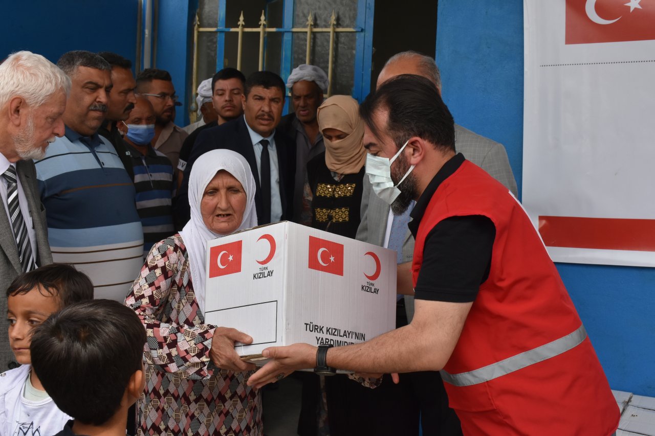 Irak'taki ihtiyaç sahiplerine yardım eli! Türk Kızılayı 4 bin 500 aileye gıda yardımı yapacak