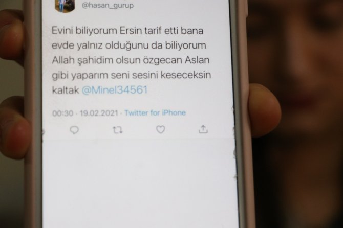 Tehditlerden bıkan genç kızın isyanı: 