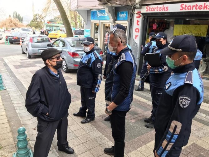 Tekirdağ'da zabıta ekipleri koronavirüse karşı çalışmalarını titizlikle sürdürüyor
