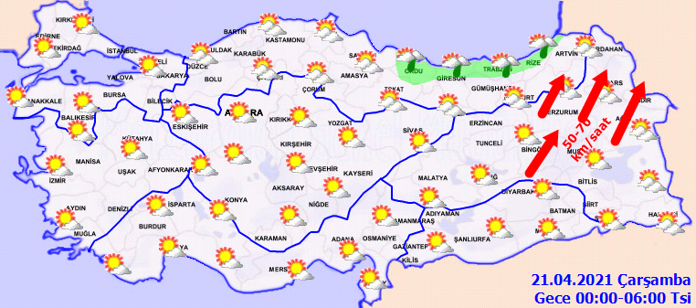 Meteoroloji'den uyarı: Sağanak yağış yurdu esir aldı! İşte 20 Nisan Salı il il, haritalı hava durumu