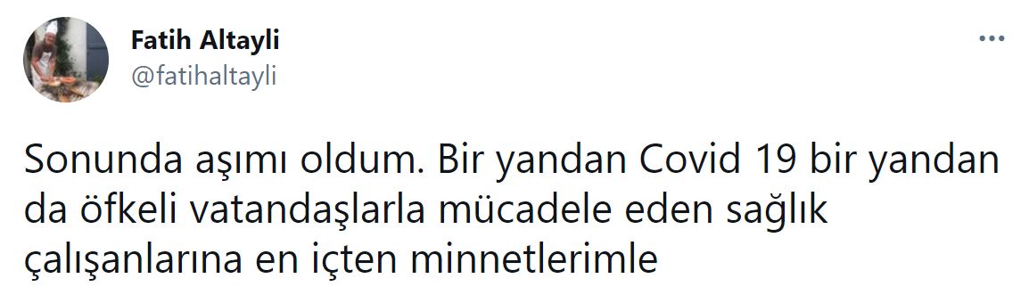 Fatih Altaylı'dan flaş paylaşım: Sonunda aşımı oldum