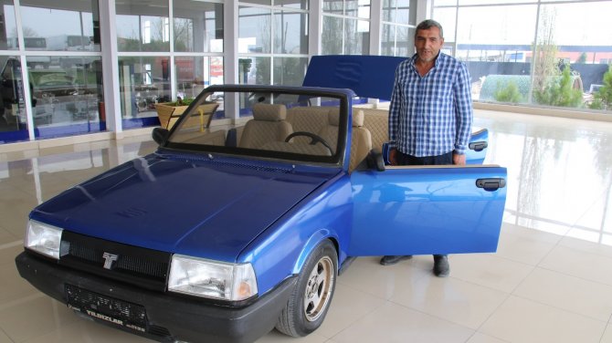 Hurda aracın eski halinden eser yok: Üstü açık lüks otomobile döndü!