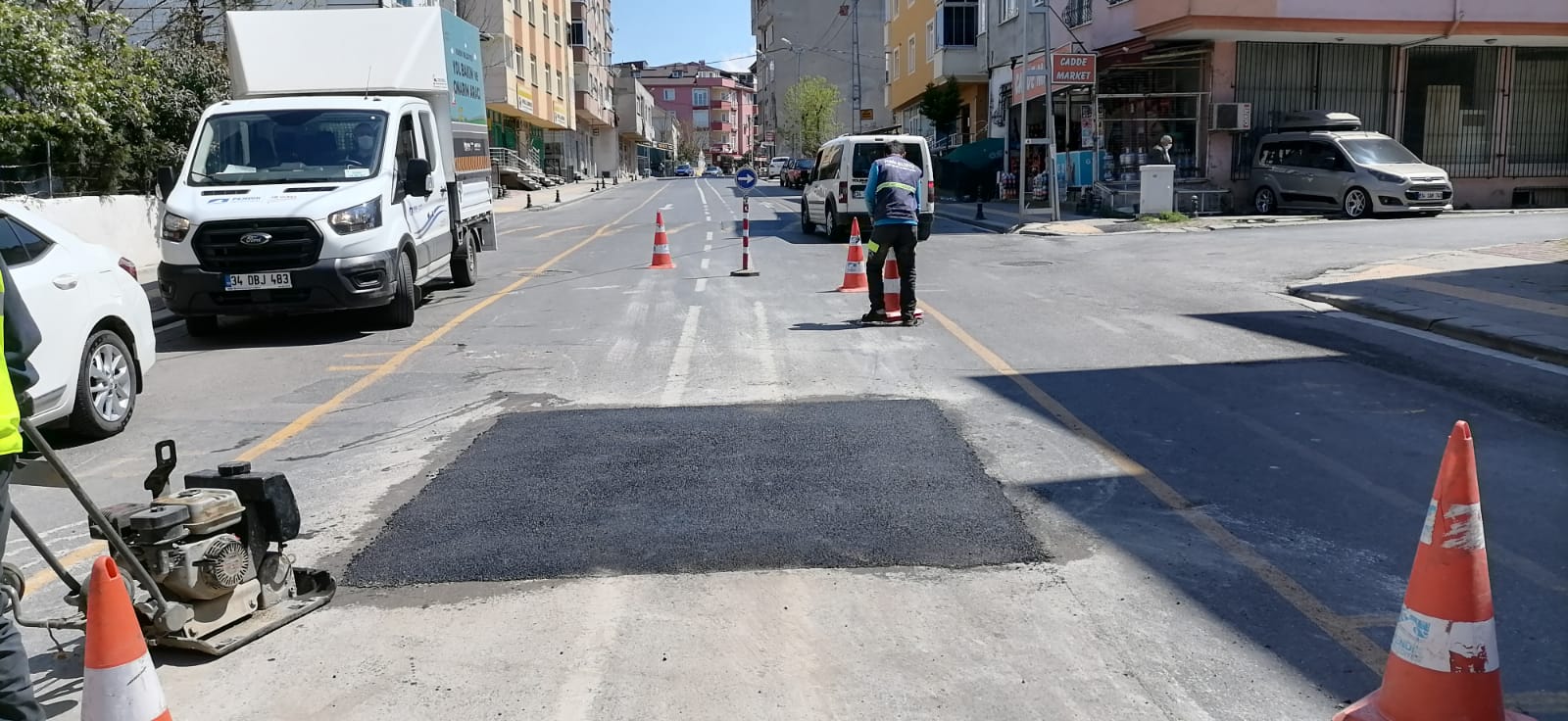 Pendik'te asfalt çalışmaları hız kazanıyor!