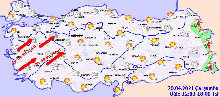 Meteoroloji duyurdu: Hava sıcaklığı mevsim normallerinin üzerinde seyredecek| 27 Nisan Çarşamba hava durumu