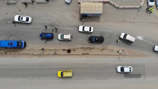 Ulaşımının kilit noktasında, tam kapanma öncesinde trafik yoğunluğu! 43 ilin geçiş güzergahı Kırıkkale havadan görüntülendi