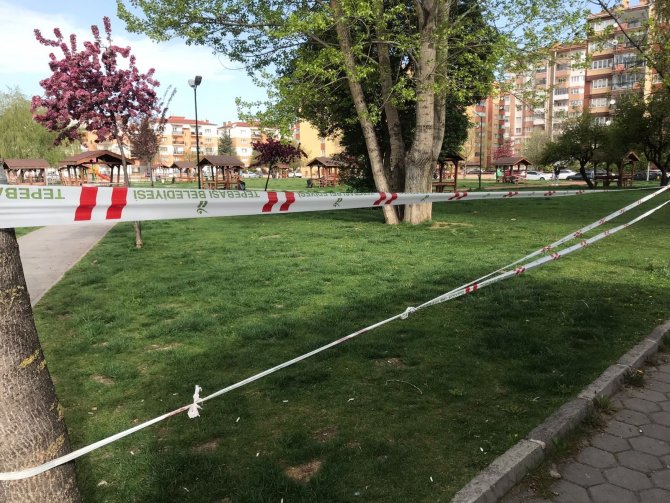 Tedbirler hiçe sayılınca kapatıldı! Parkta kabalığa şeritli önlem