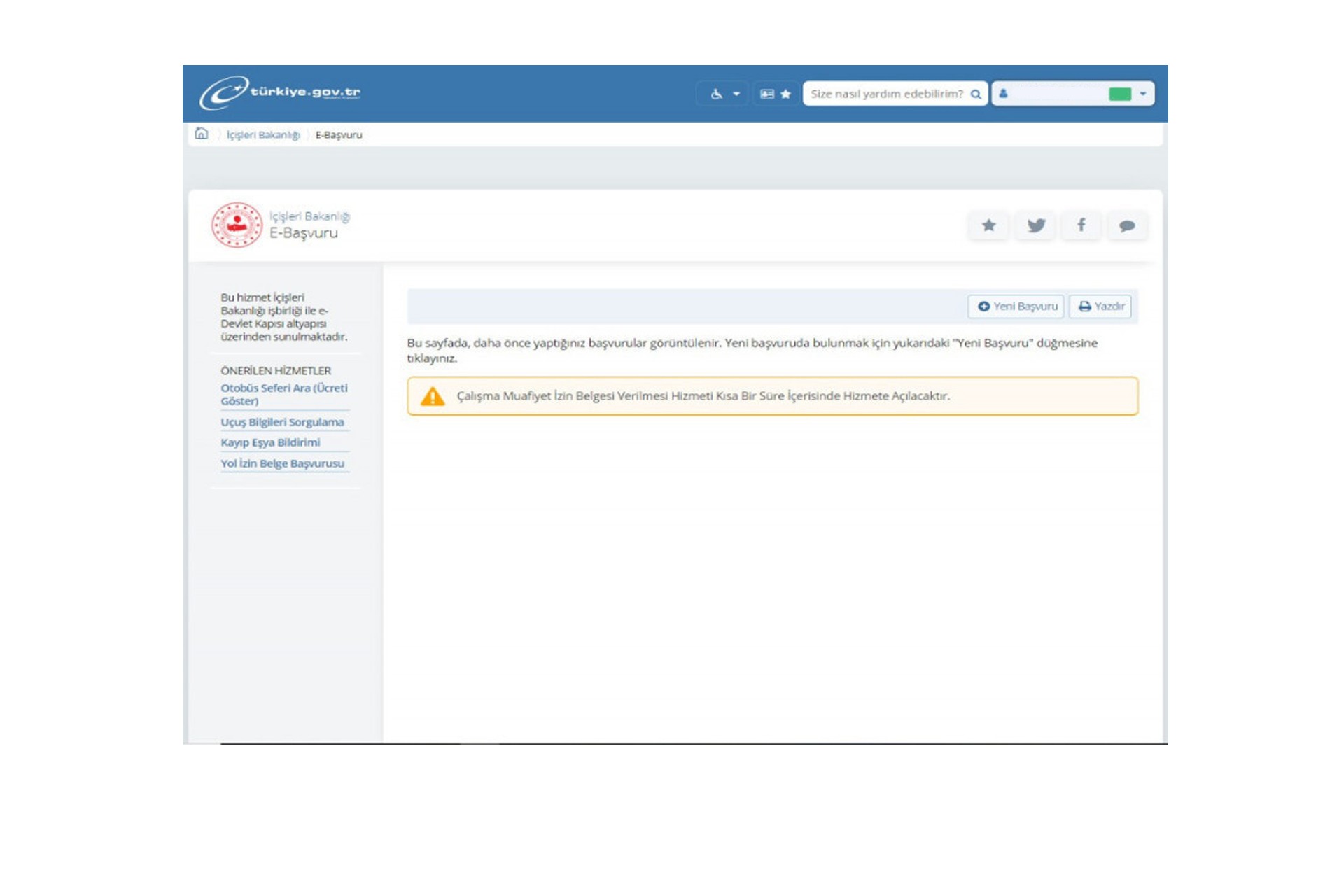 E-devlet çöktü mü? Alo 199 muafiyet belgesi alma