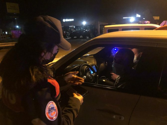 Edirne'de sıkı tam kapanma denetimi