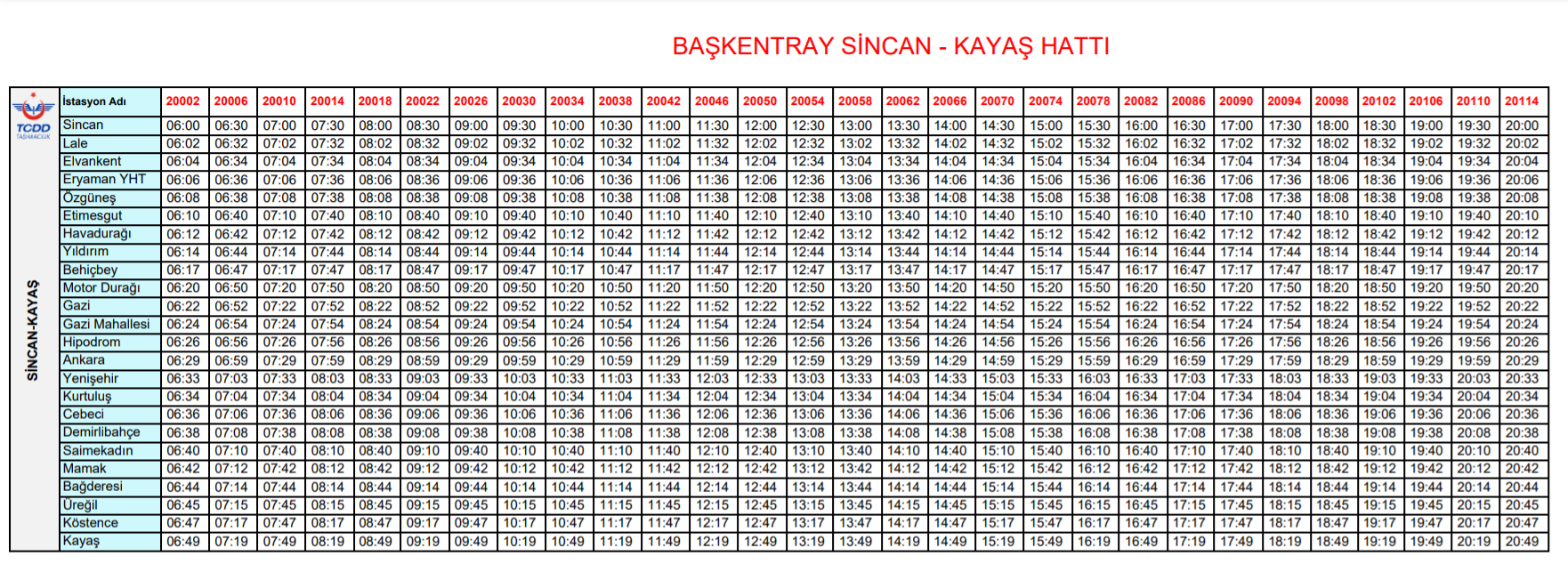 Tam kapanmada Ankara Başkentray çalışıyor mu? | Yasakta Başkentray çalışma saatleri 29 Nisan - 17 Mayıs