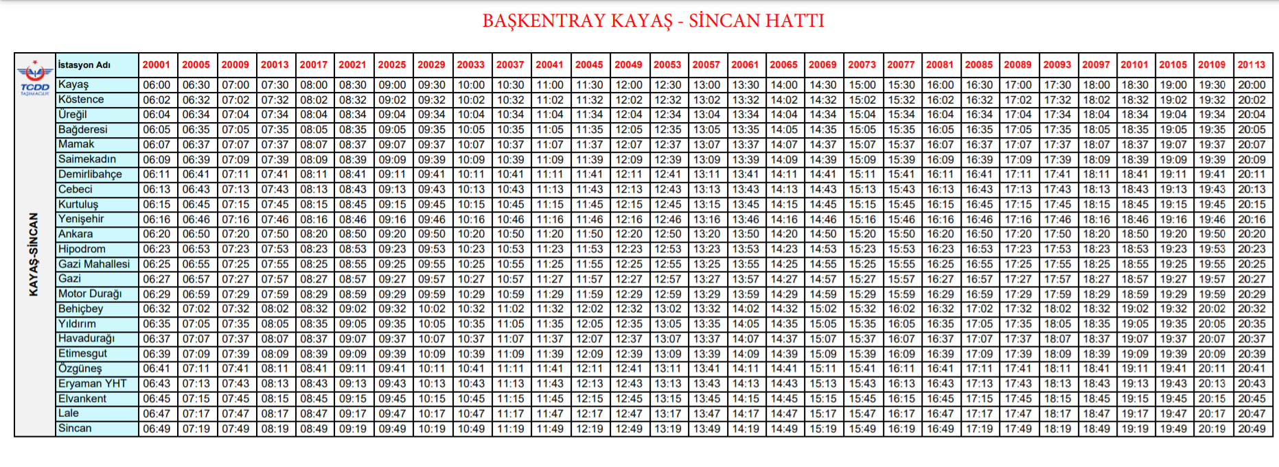Tam kapanmada Ankara Başkentray çalışıyor mu? | Yasakta Başkentray çalışma saatleri 29 Nisan - 17 Mayıs