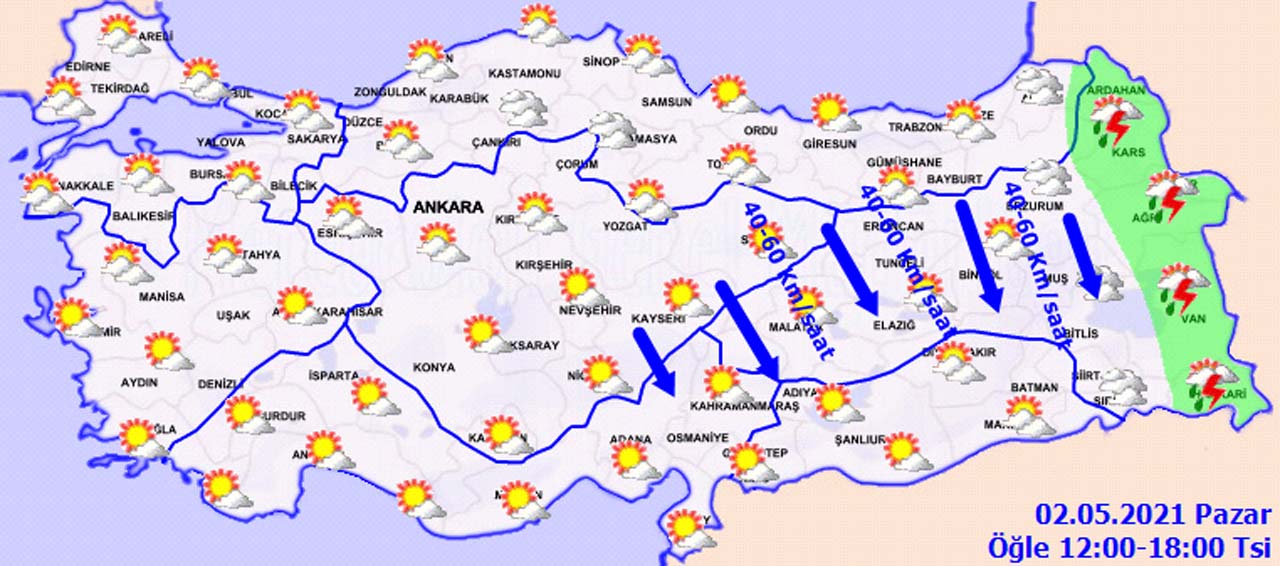 Bugün (Pazar) hava nasıl olacak? Meteoroloji'den il il sağanak yağmur ve kuvvetli rüzgar uyarısı! 