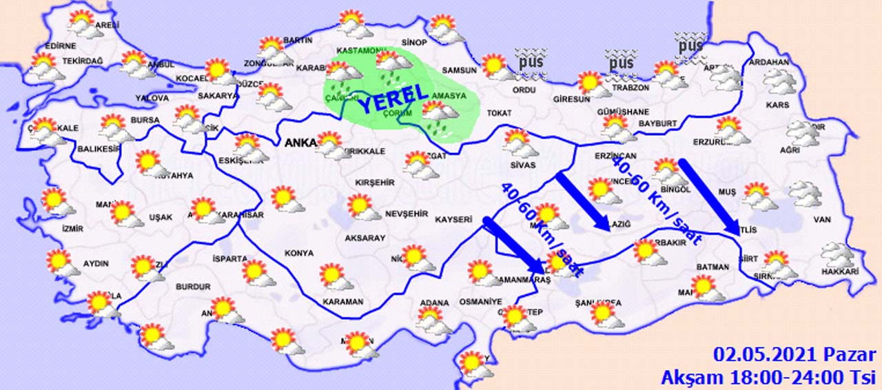 Bugün (Pazar) hava nasıl olacak? Meteoroloji'den il il sağanak yağmur ve kuvvetli rüzgar uyarısı! 