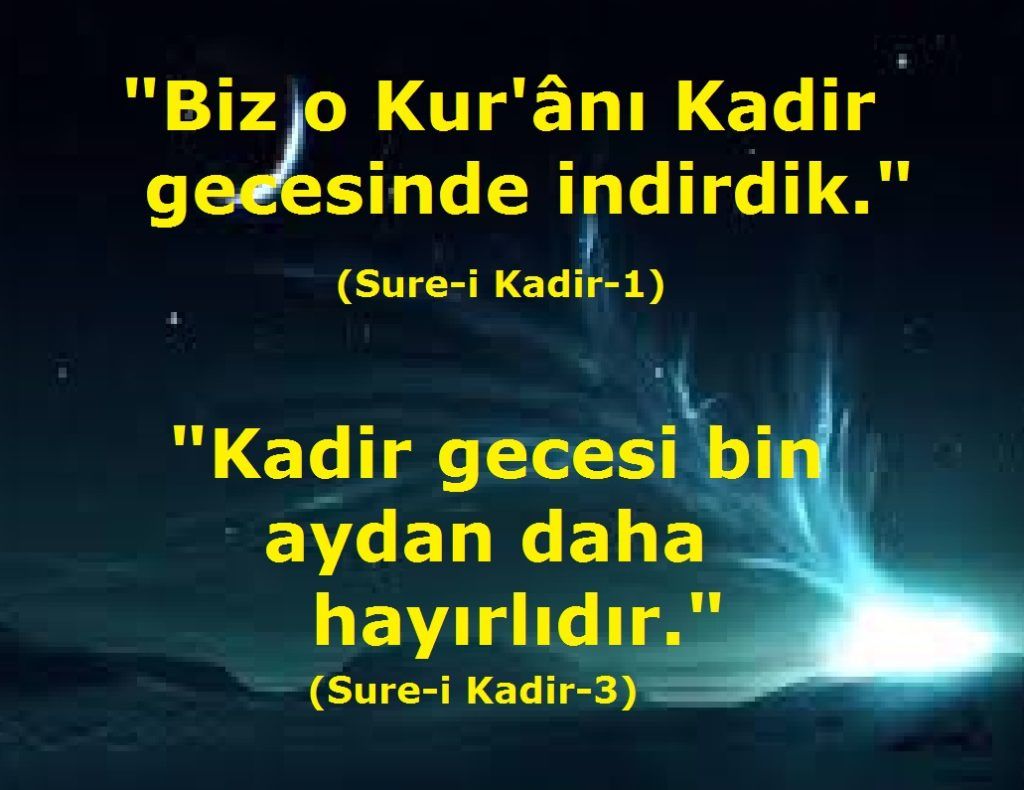 Kadir Gecesi fotoğraflı, resimli mesajları 2022