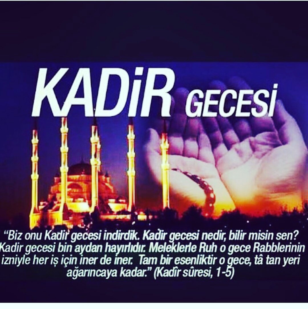 Kadir Gecesi fotoğraflı, resimli mesajları 2022