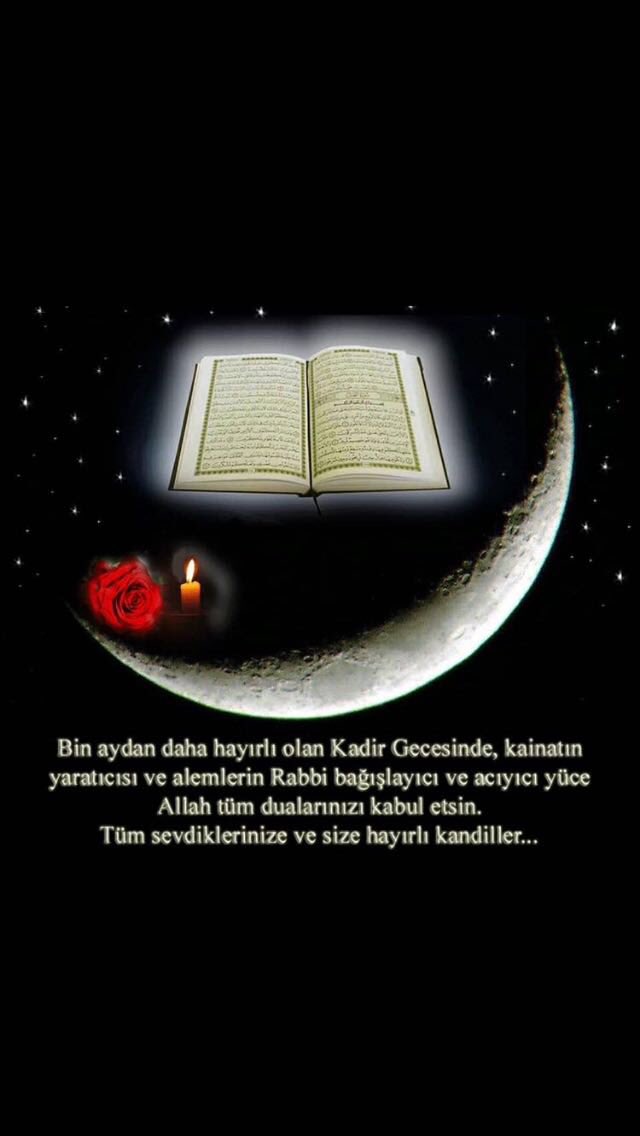 Kadir Gecesi fotoğraflı, resimli mesajları 2022