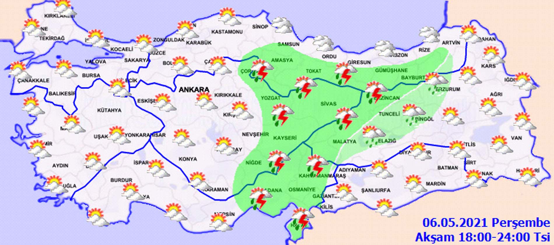 Meteoroloji'den son dakika gök gürültülü sağanak yağış uyarısı! O illerde yaşayanlar dikkat