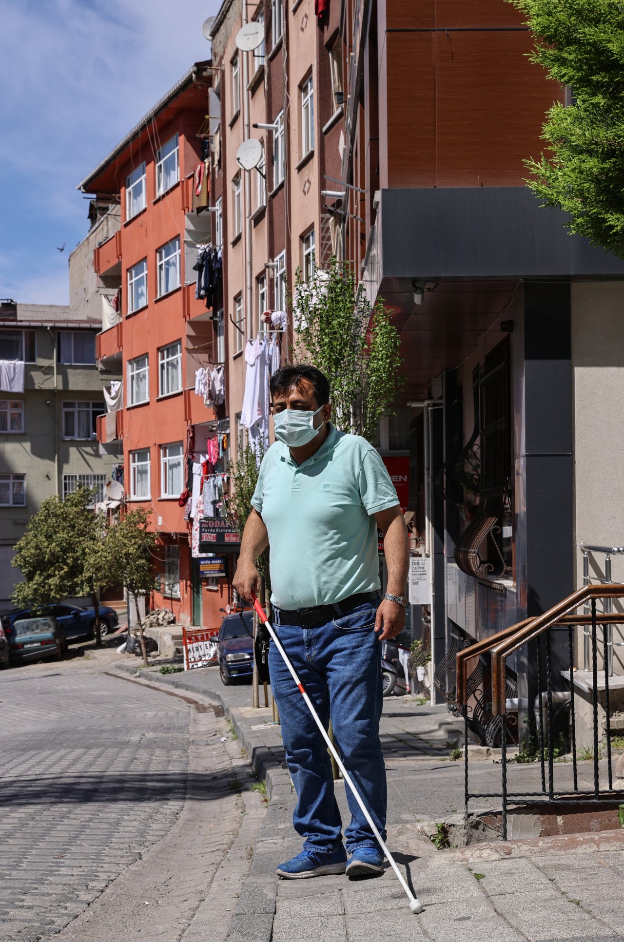 Görme engelli girişimci ürettiği 