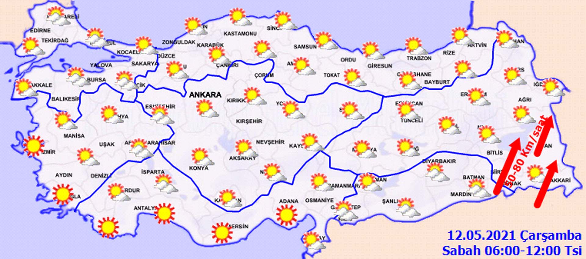 Meteoroloji güzel haberi verdi: Sıcaklıklar artıyor! İşte 12 Mayıs 2021 il il hava durumu