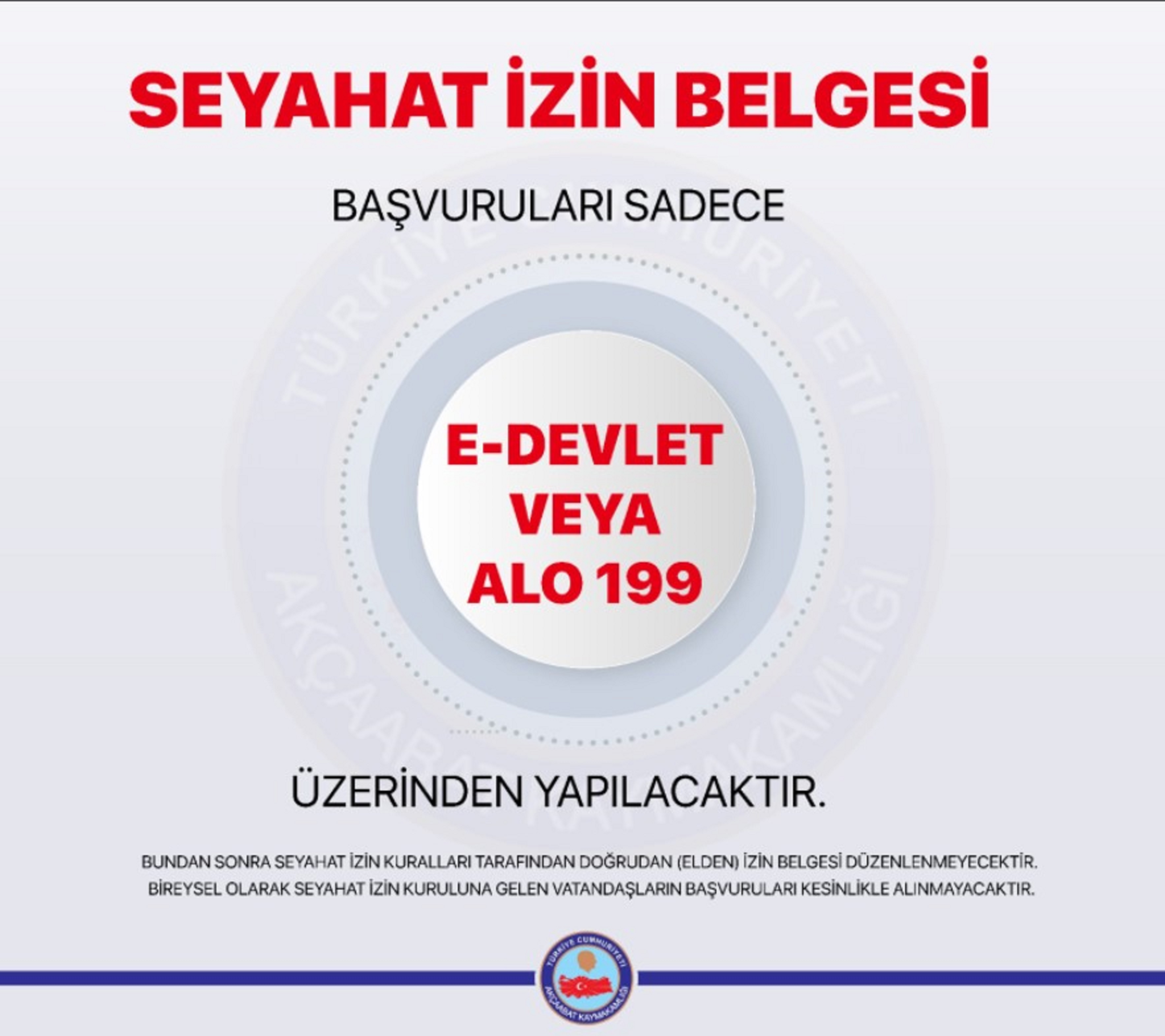 Seyahat izin belgesi nasıl alınır 2021? Telefon ve e-devletten seyahat izin belgesi alma