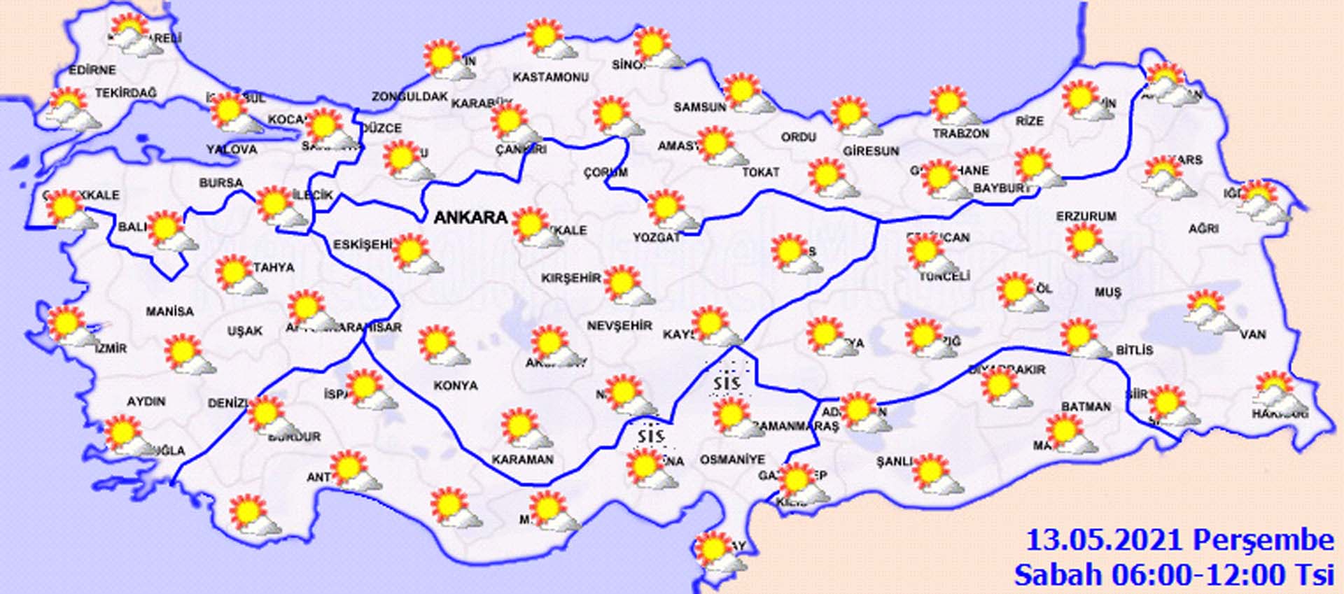 13 Mayıs 2021 hava durumu: Hava sıcaklıkları artmaya devam ediyor! İşte il il hava durumu