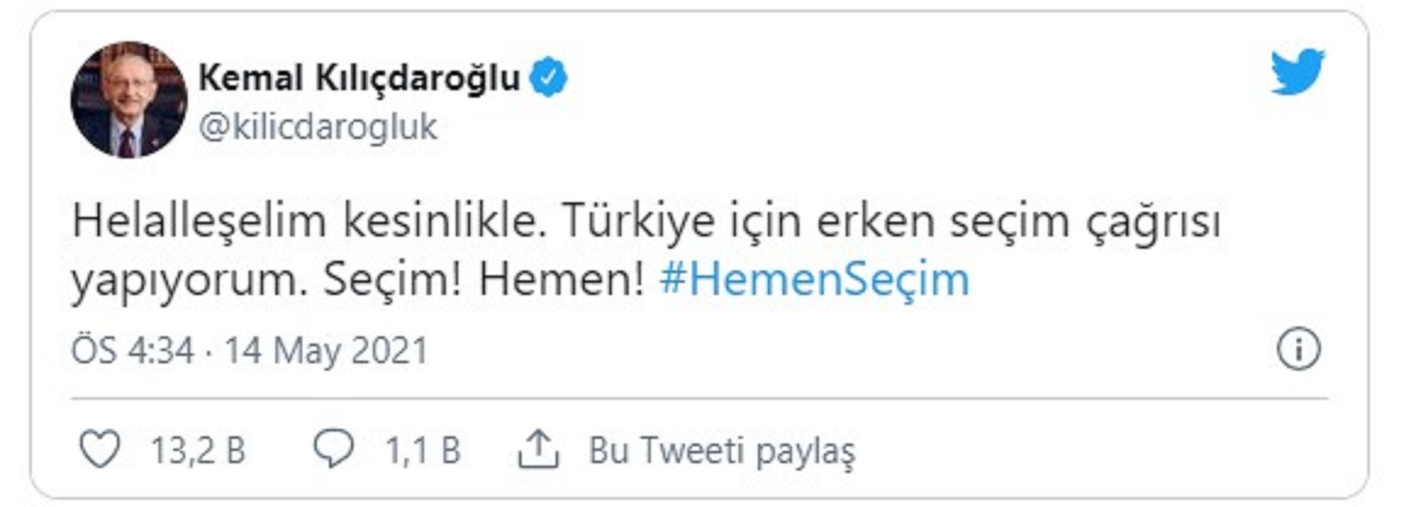 Son Dakika| Kılıçdaroğlundan erken seçim çağrısı: Helalleşelim kesinlikle