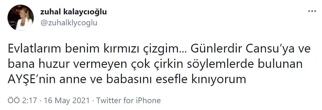 Açıklama yap Acun Medya paylaşımlarının sebebi ne? | Zuhal Kalaycıoğlu ile Ayşe'nin anne ve babası arasında ne oldu? | Zuhal Kalaycıoğlu instagram