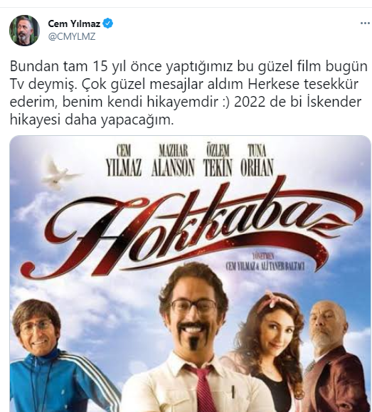 Müjdeyi Twitter dan verdi Cem Yılmaz dan yeni film sözü