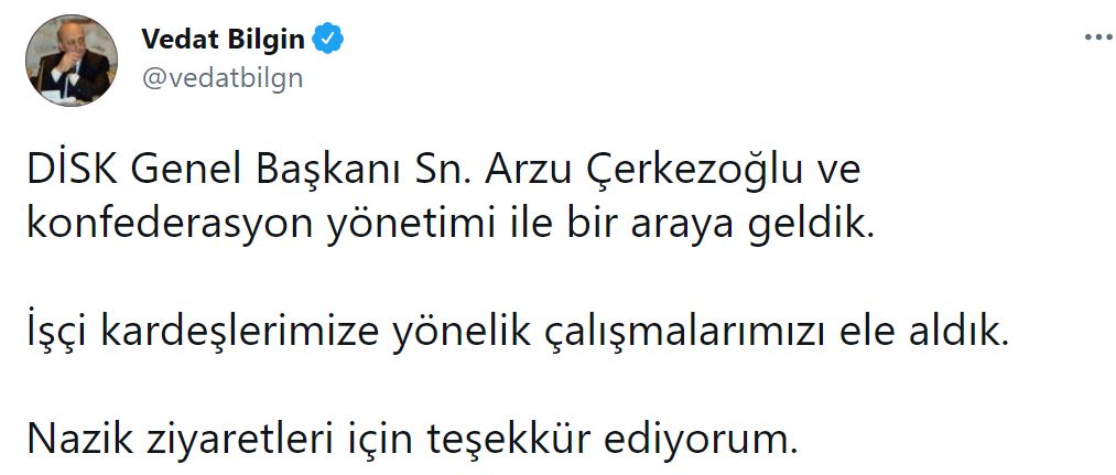 Bakan Bilgin'den kritik görüşme sonrası flaş paylaşım!