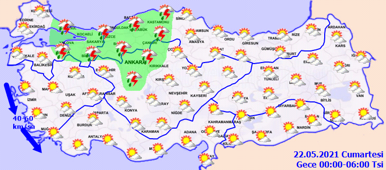 Meteoroloji uyardı: Çok şiddetli geliyor! Kuvvetli yağış ve fırtına uyarısı! Saatte 80 km'ye ulaşacak!