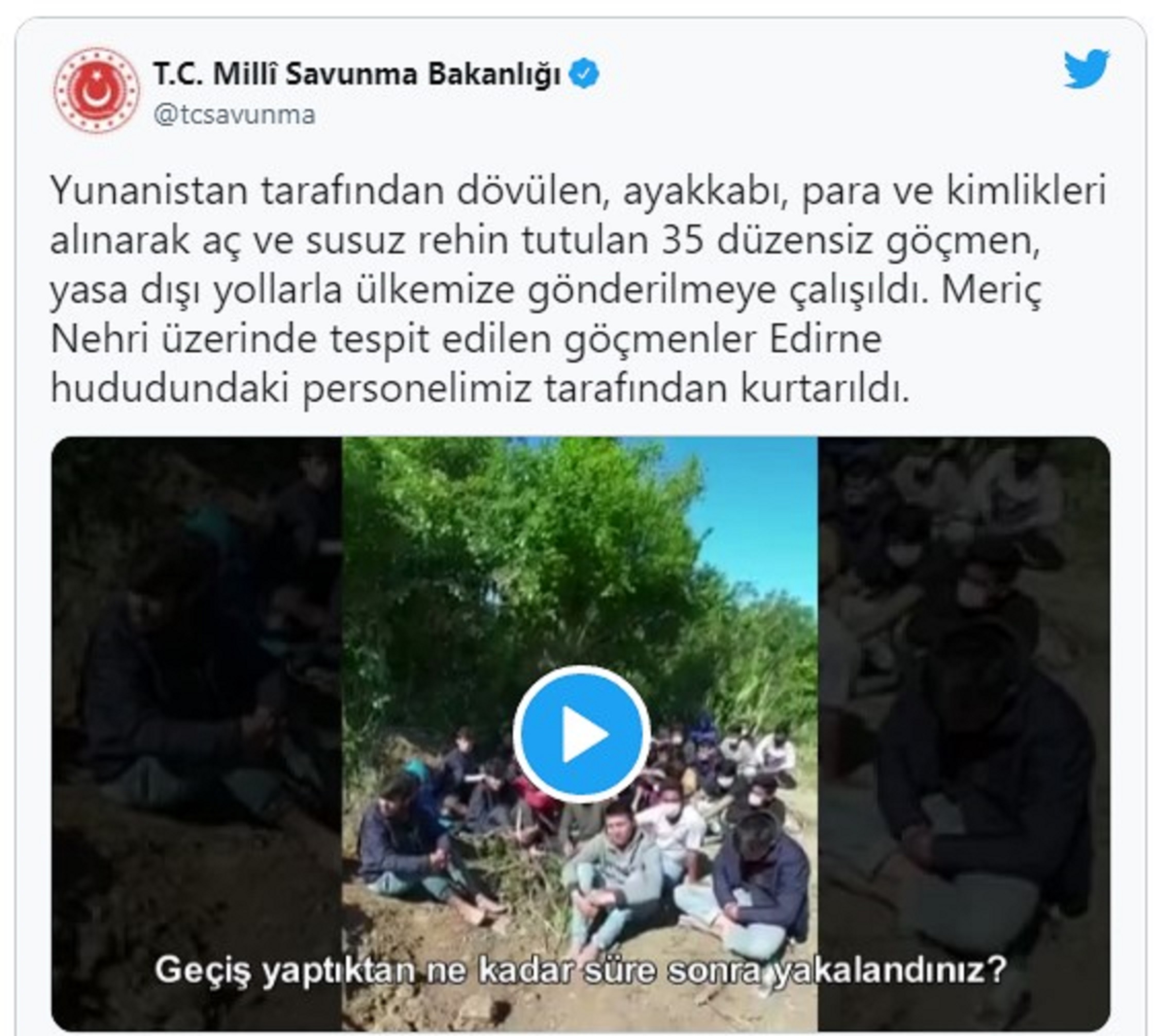 Göçmenlerin yardımına Mehmetçik koştu! Yunanistanda dövülüp gasp edildikten sonra Türkiyeye dönmeye zorlandılar