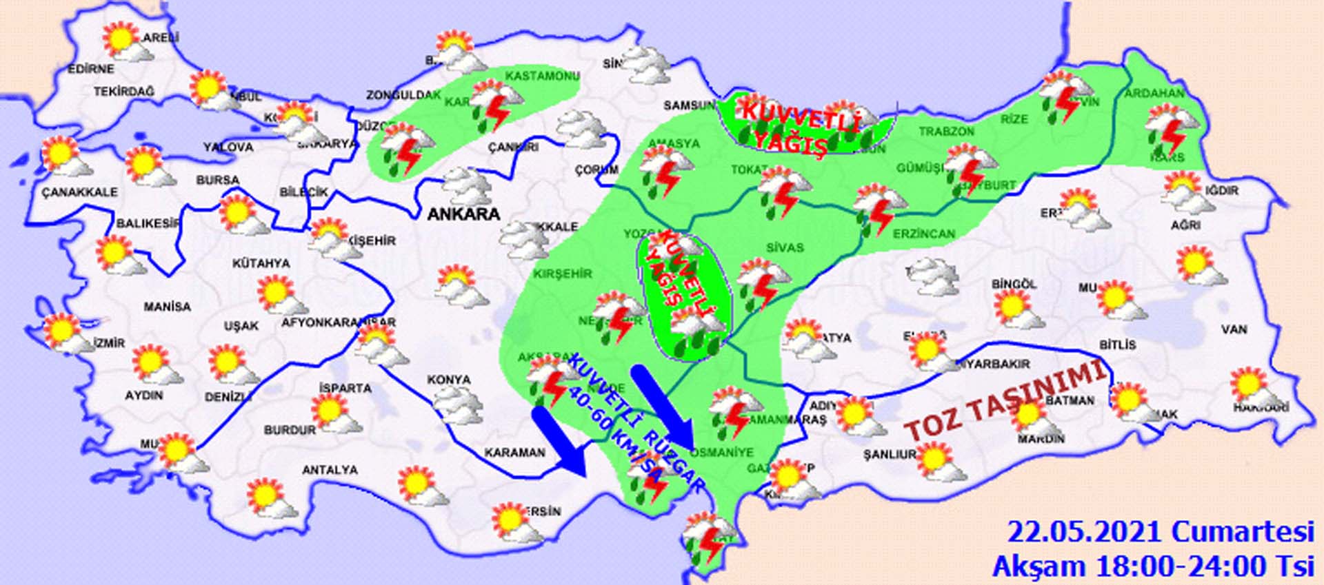 Son dakika: Dışarı çıkarken dikkat! Meteoroloji'den sağanak yağış ve toz taşınımı uyarısı