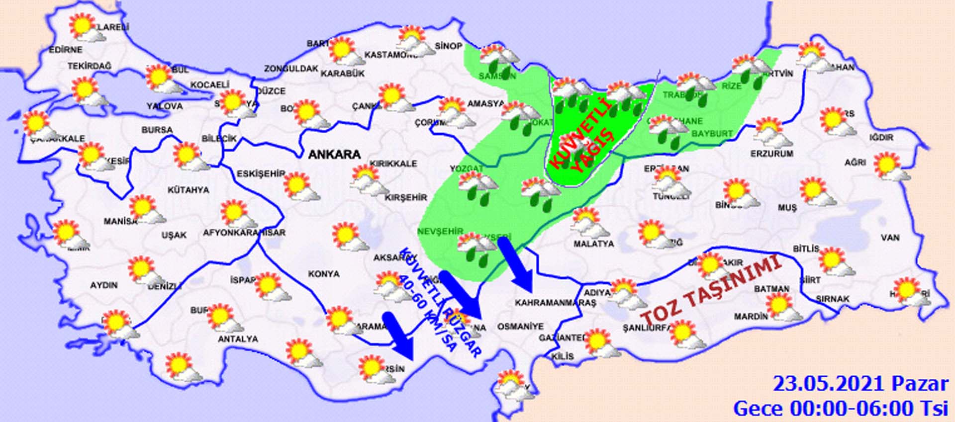 Son dakika: Dışarı çıkarken dikkat! Meteoroloji'den sağanak yağış ve toz taşınımı uyarısı