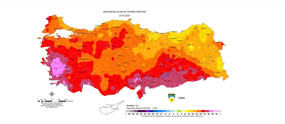 Meteoroloji uyardı: Ege'de sıcaklık 40 dereceye ulaştı, Marmara da kavrulacak! 5 büyük kent tehlikede!