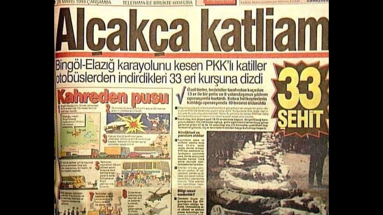 24 Mayıs 1993 Bingöl Katliamı nedir? 33 Asker Olayı nedir? 24 Mayıs 1993 Bingöl Katliamı şehitleri isimleri nelerdir?