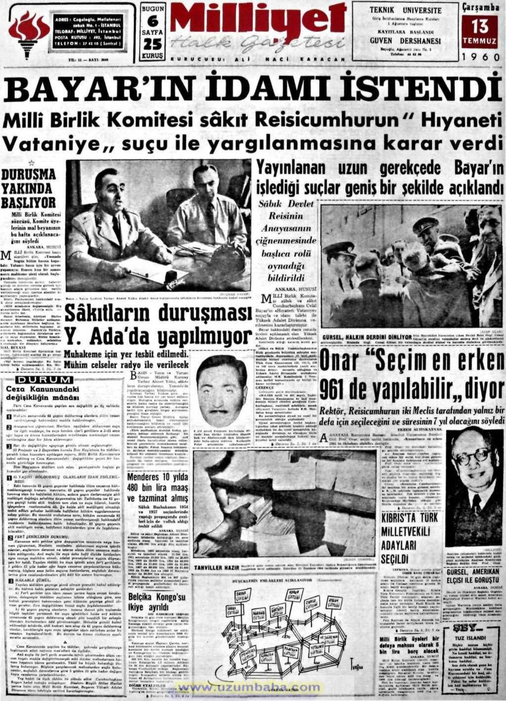 27 Mayıs darbesi nedir? Nedenleri nelerdir? Kim yaptı? | Tüm detaylarıyla 27 Mayıs 1960 askeri muhtırası 