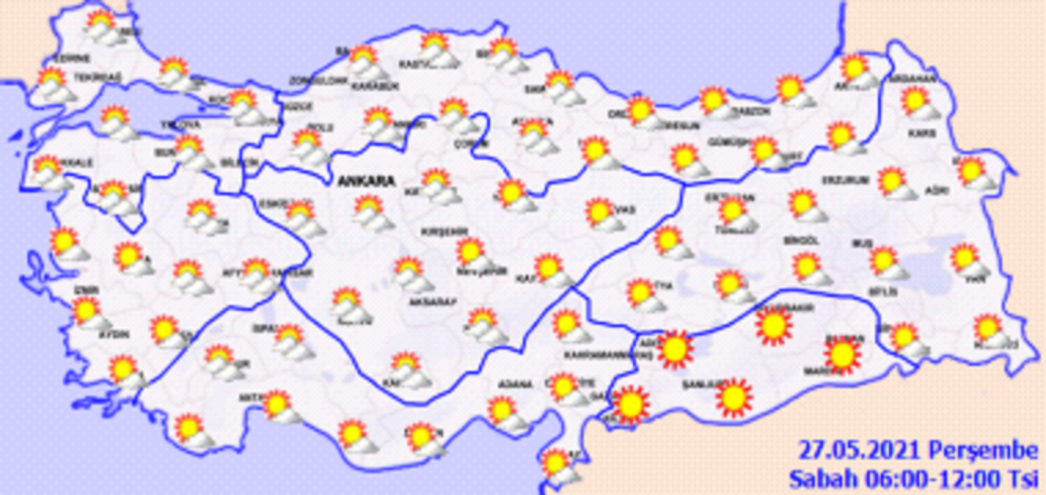Meteoroloji açıkladı: O iller için kuvvetli yağış uyarısı! İşte 27 Mayıs Perşembe il il, haritalı hava durumu