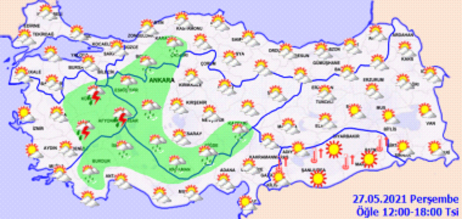 Meteoroloji açıkladı: O iller için kuvvetli yağış uyarısı! İşte 27 Mayıs Perşembe il il, haritalı hava durumu