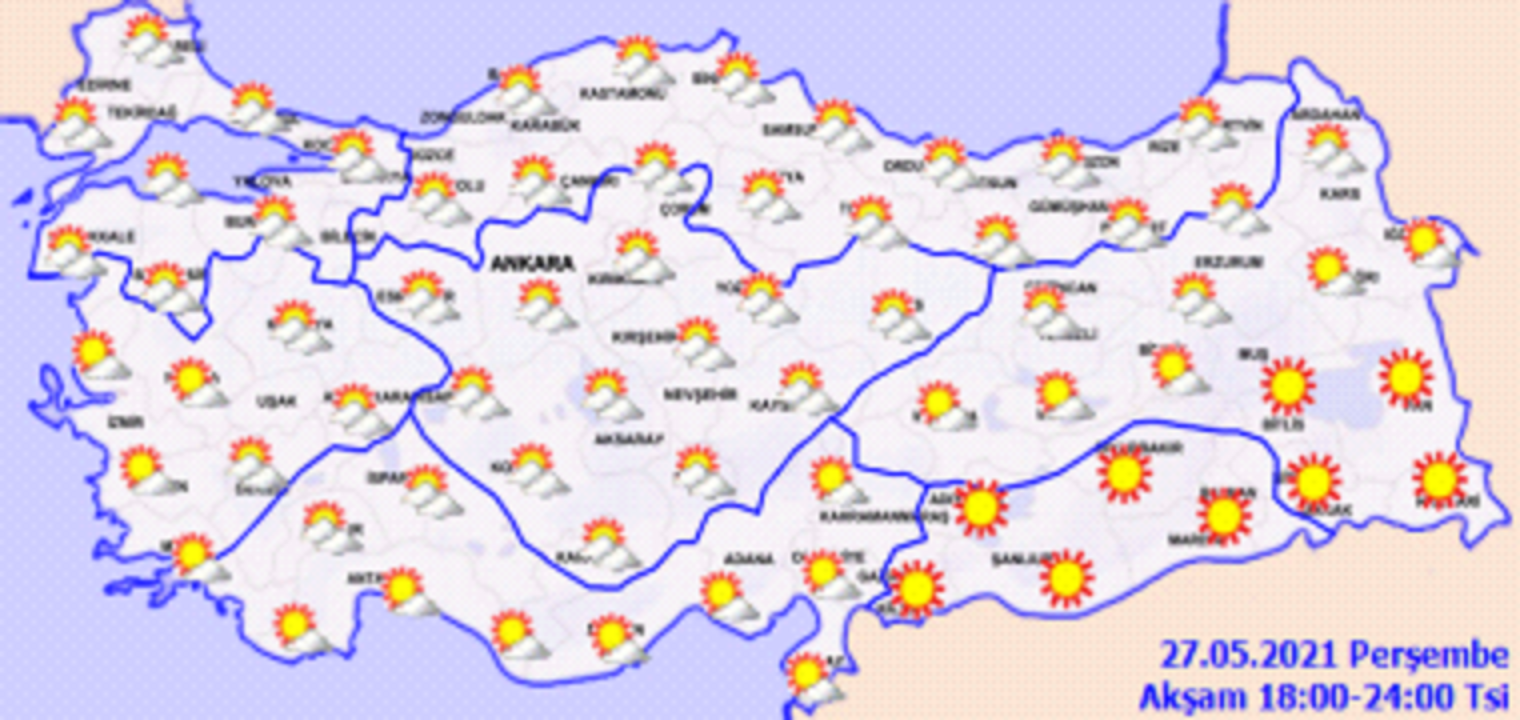 Meteoroloji açıkladı: O iller için kuvvetli yağış uyarısı! İşte 27 Mayıs Perşembe il il, haritalı hava durumu