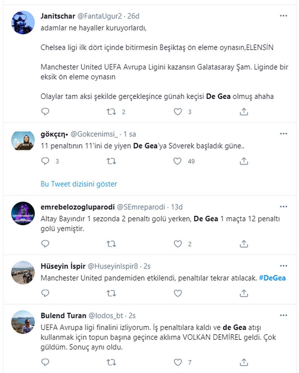 Sosyal medyada De Gea çılgınlığı! 11 penaltıdan hiçbirini kurtaramadı, takımına kupayı kaybettirdi