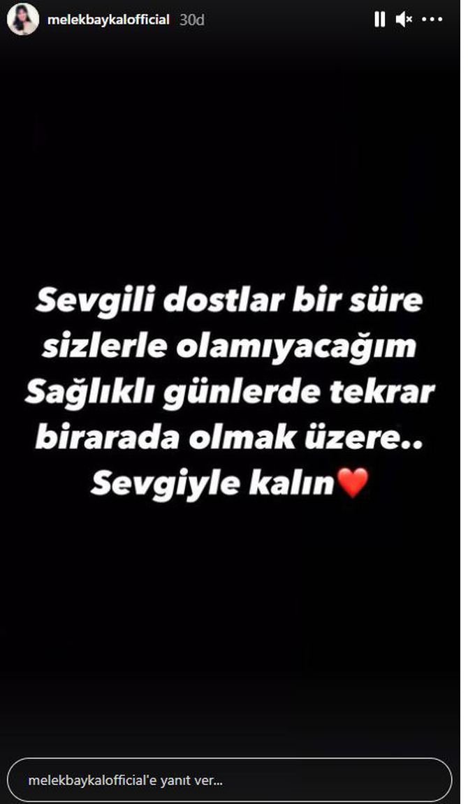 Melek Baykal'dan kafaları karıştıran hareket! Sosyal medyaya veda etti