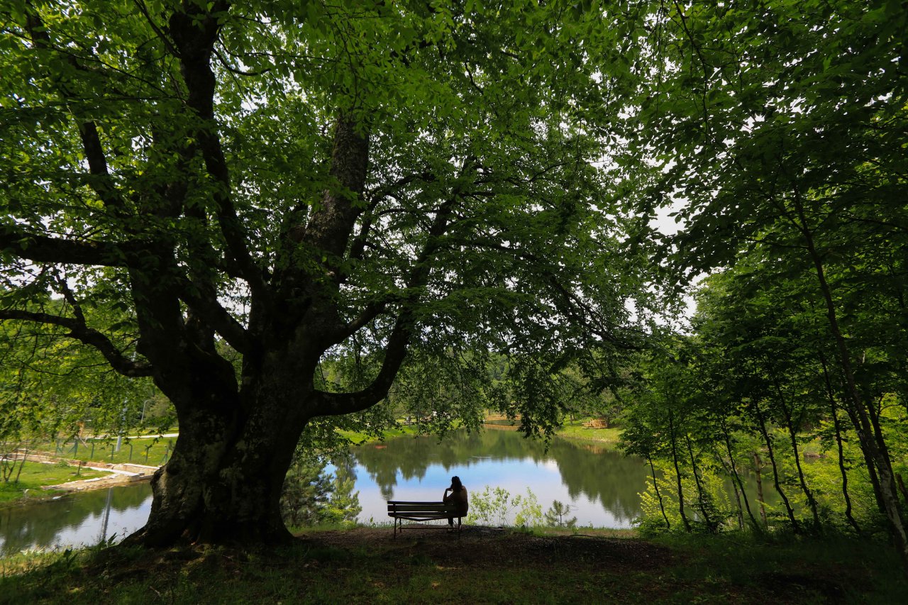 Büyüleyen güzellik! Domaniç Dağlarından yürekleri ısıtan ilkbahar manzaraları