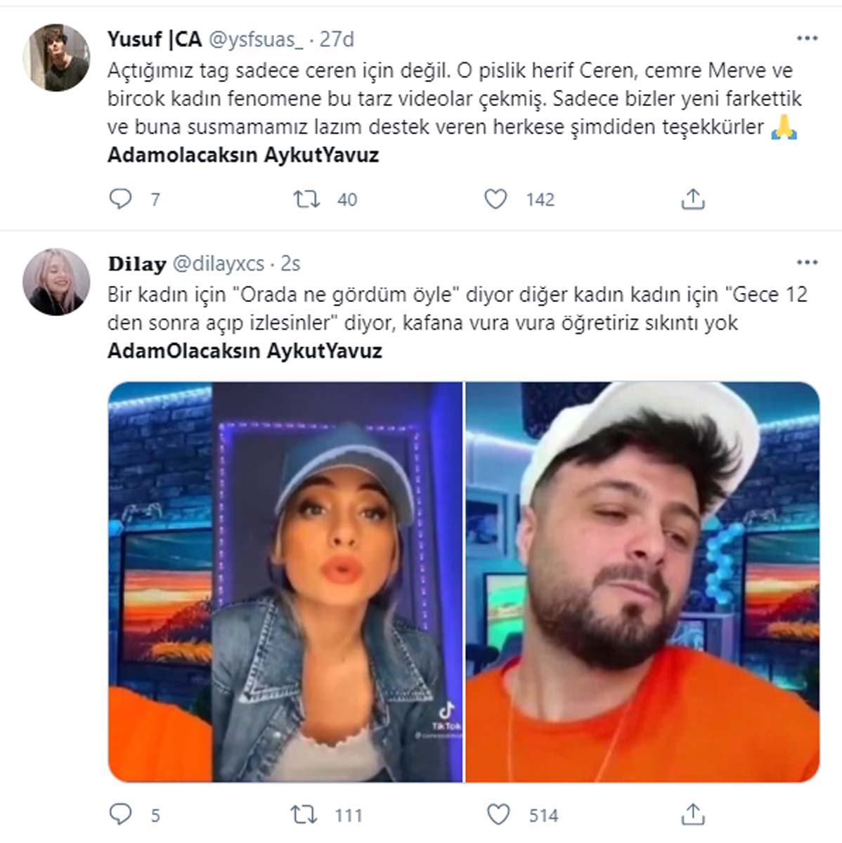 Aykut Yavuz isimli YouTuber'dan genç kızlar hakkında cinsiyetçi sözler! Sosyal medya ayağa kalktı