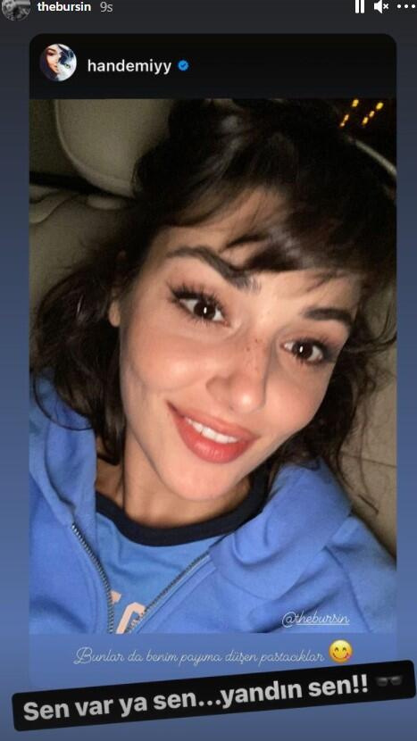 Hande Erçel'den Kerem Bürsin'e doğum günü sürprizi: Yüzüne pasta attı!