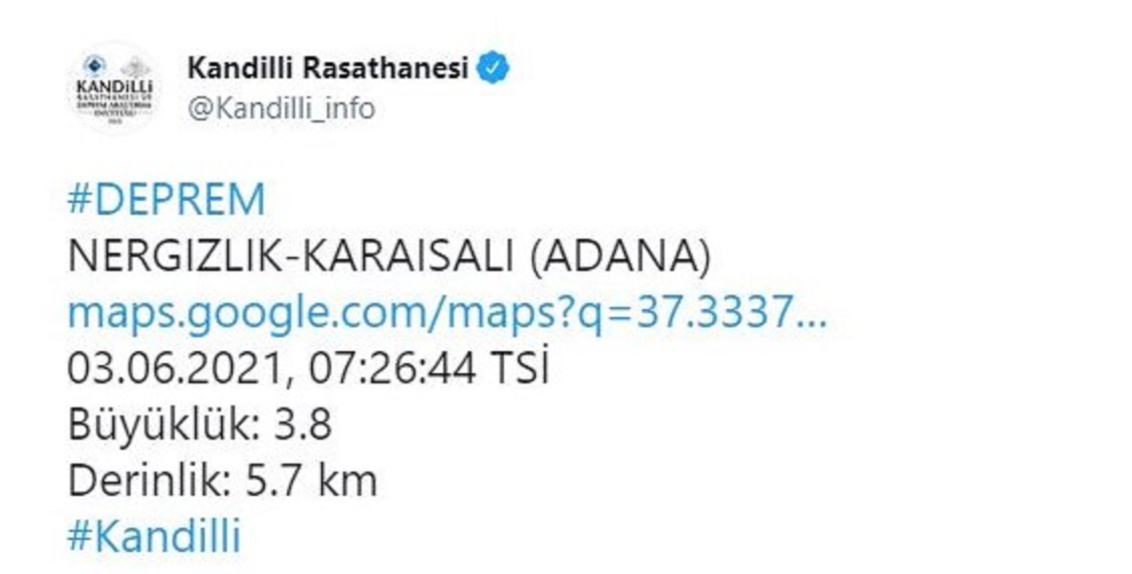 SON DAKİKA| Adanada korkutan depremler! Art arda meydana geldi